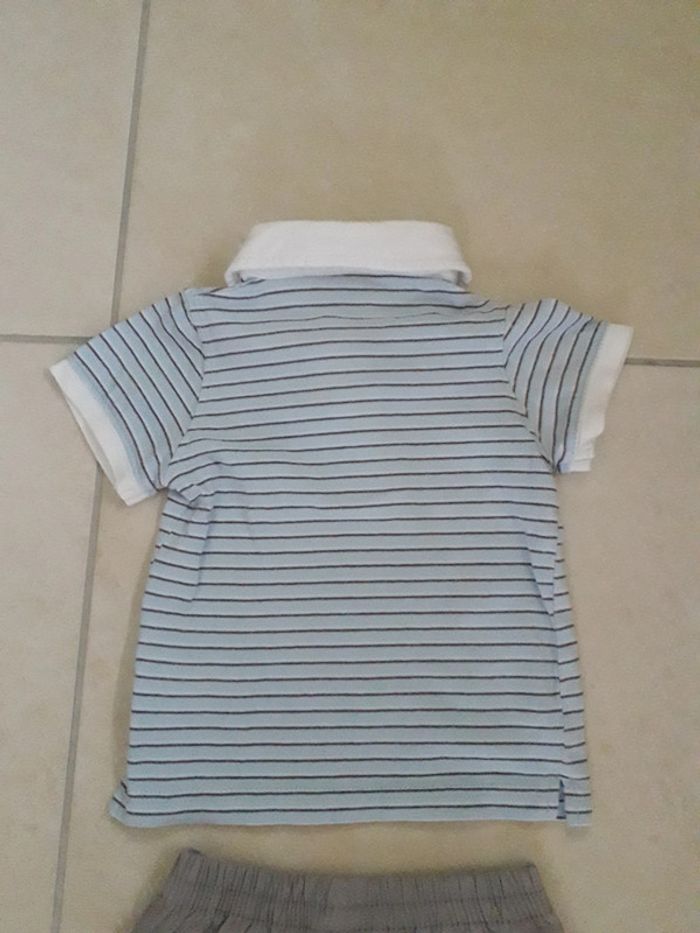 Pantalon + Polo mc - 6 mois - photo numéro 4