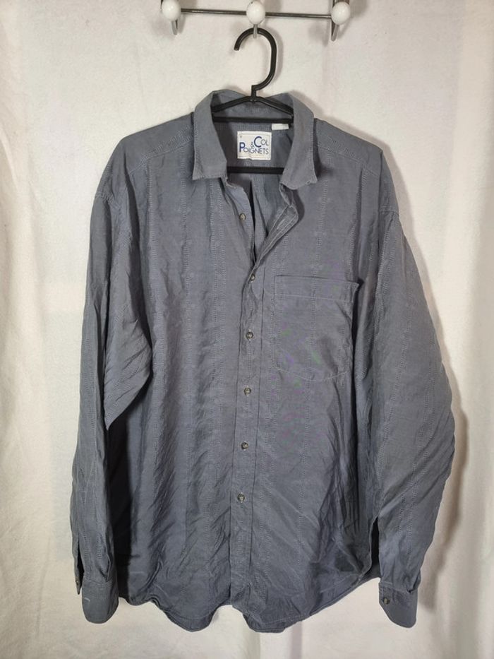 Chemise manches courtes Col & Poignets