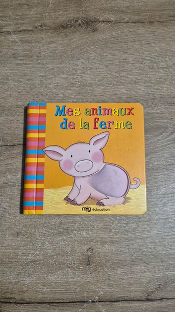 Livre à toucher animaux de la ferme 