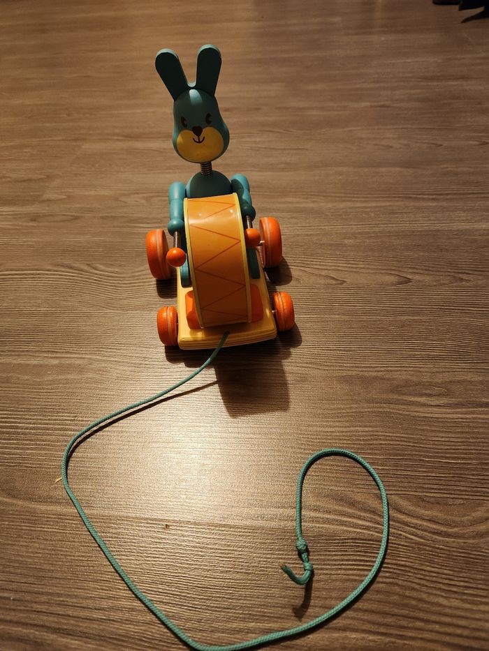 Lapin en bois à tirer Djeco - photo numéro 9