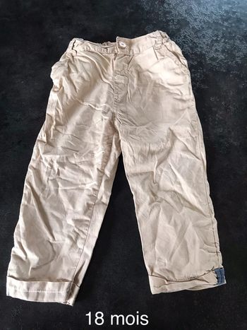 Pantalon beige 18 mois
