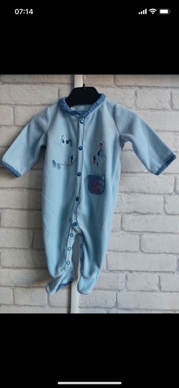 Pyjama Sergent Major taille 3 mois