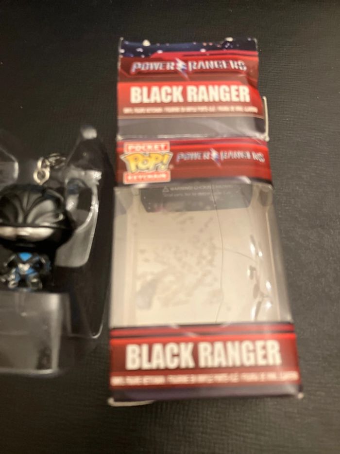 Funko Pop Keychain. Power ranger. Black Tanger.