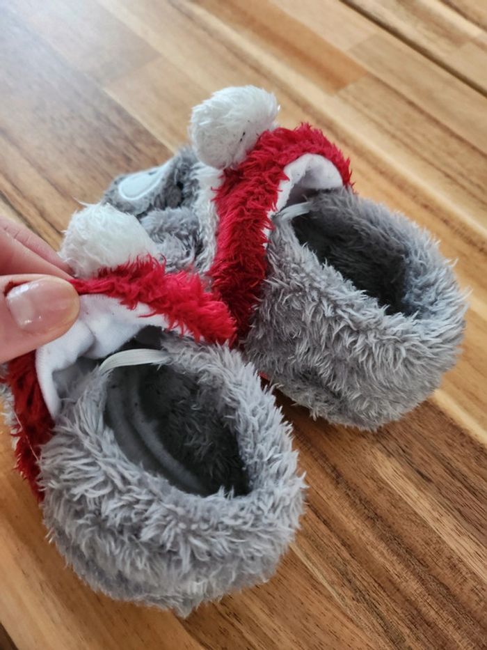 Chaussons chaussettes Noël Auchan - photo numéro 2