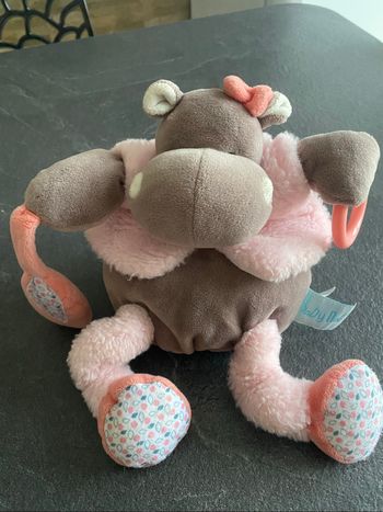Doudou hippopotame baby nat