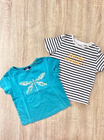 2 t-shirts fille