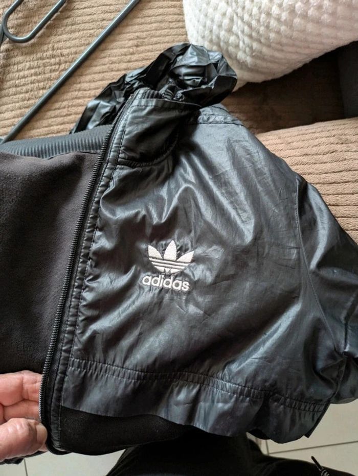 Blouson coupe vent adidas vintage 36 - photo numéro 10