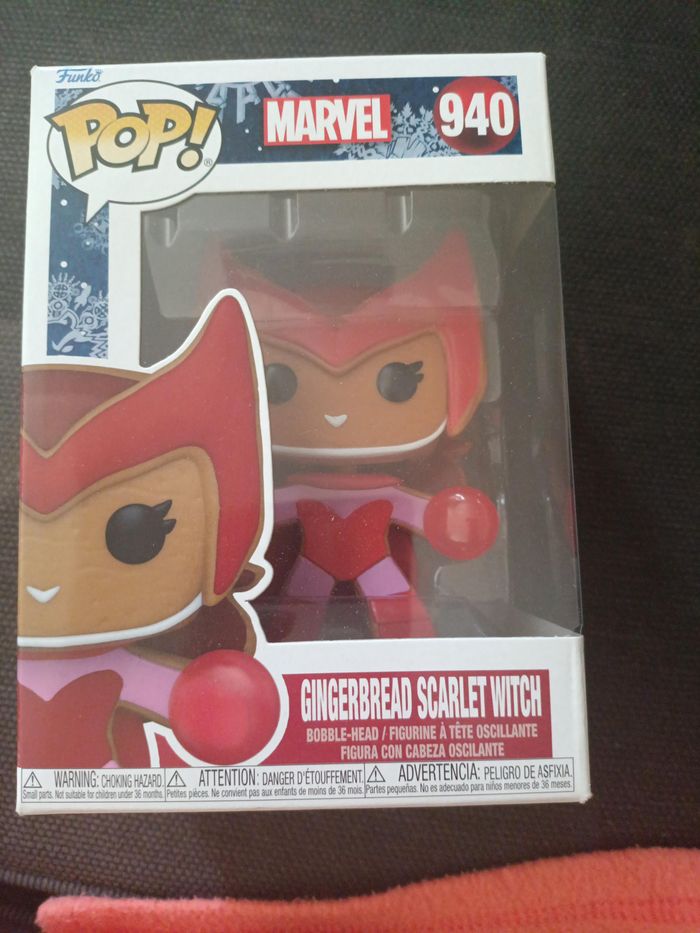 Funko Pop Marvel #940 – Gingerbread Scarlet Witch - photo numéro 4