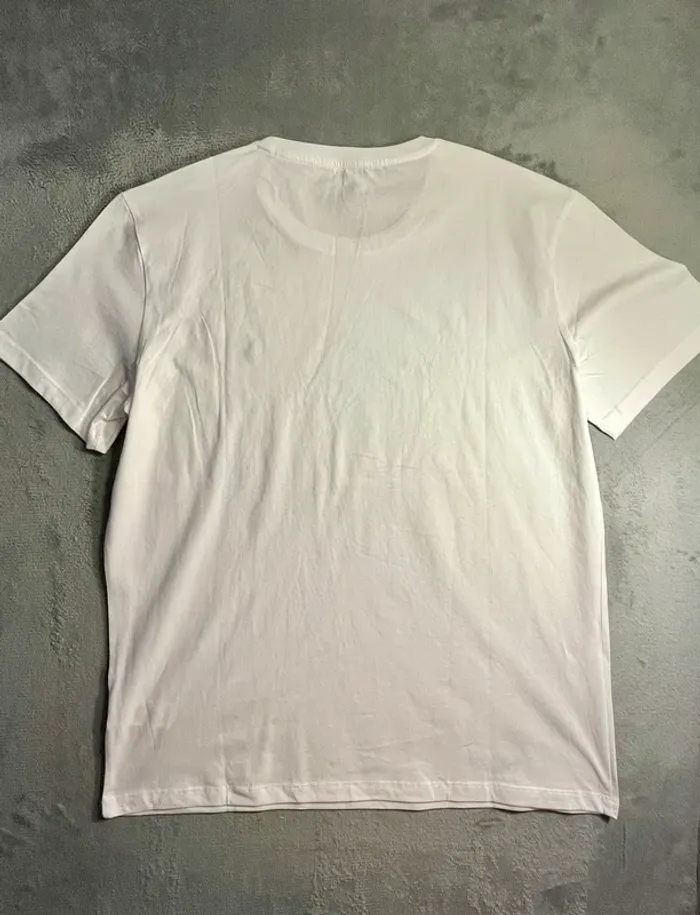 T-shirt Ralph Lauren Crewneck Embroidered White Navy Poney – Taille L - photo numéro 8
