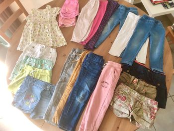Lot vêtements divers fille 