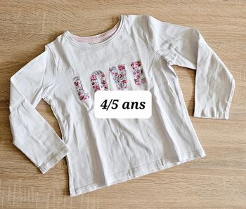 T-shirt longues manches filles