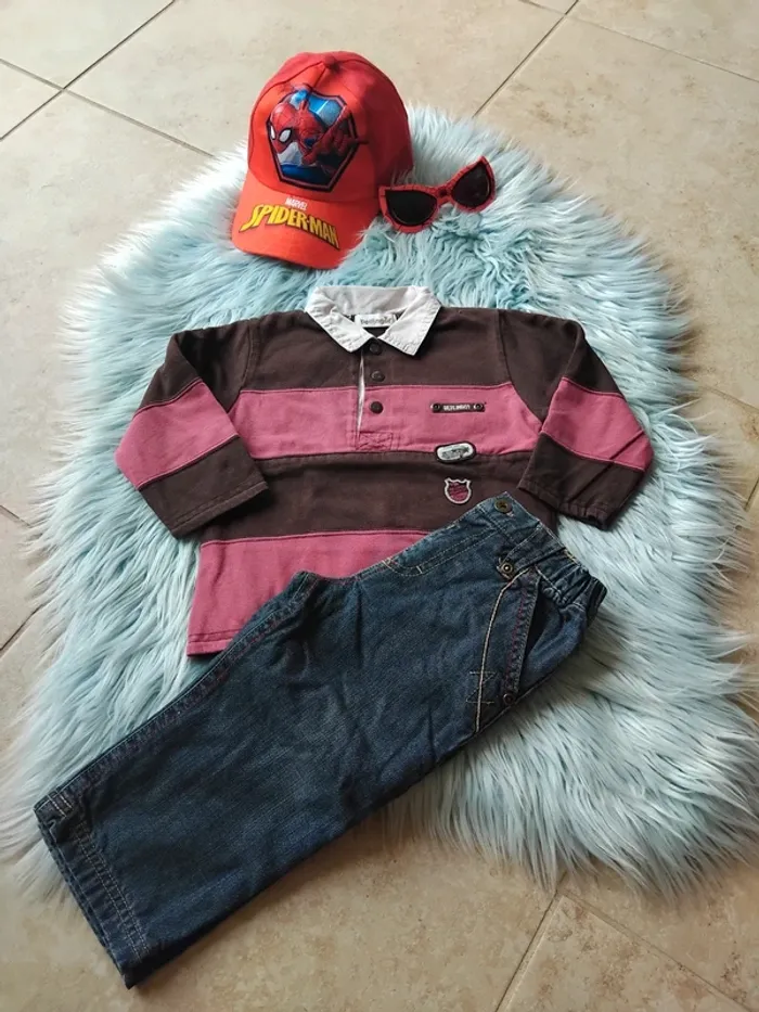 🕶 ensemble Berlingot 18 mois jean polo