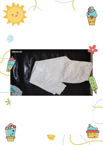 Pantalon blanc taille 38 BNK