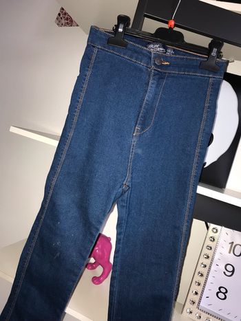 Jean bleu brut taille haute neuf