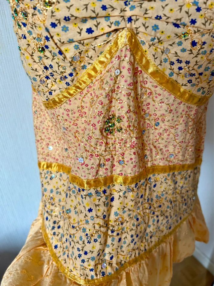 🌞🌿Top boho chic et lumineux brodé made in India Summer fairy soul hippie top🌿🌞 - photo numéro 12