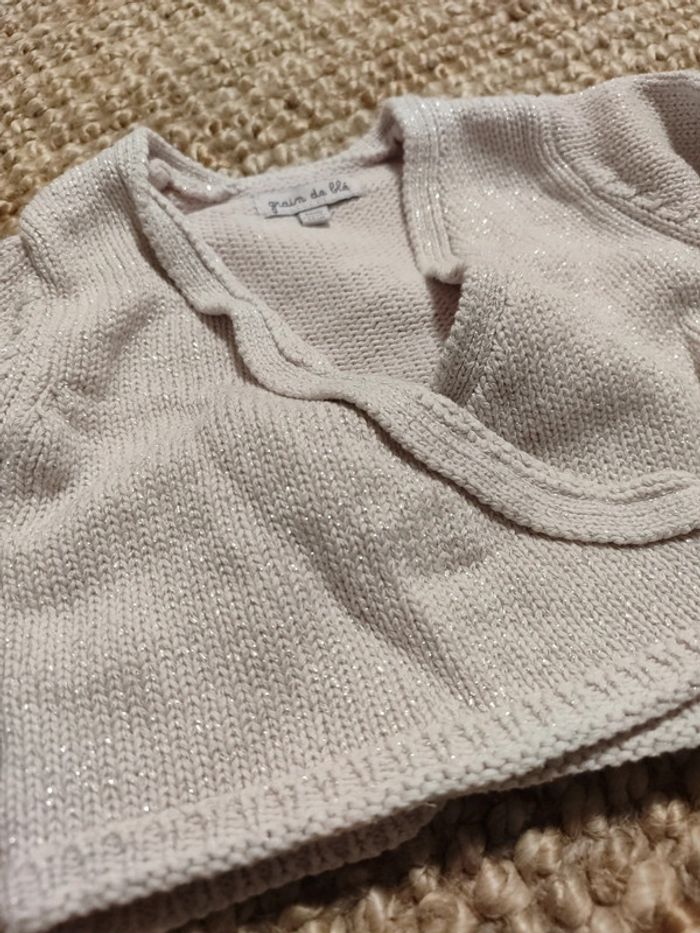 Gilet cache coeur 3 mois - photo numéro 2