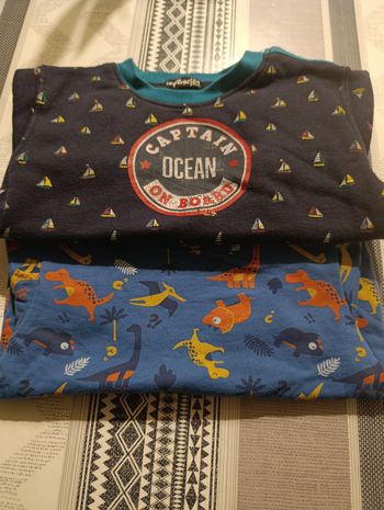 Sweat garçon 24 mois lot de 2