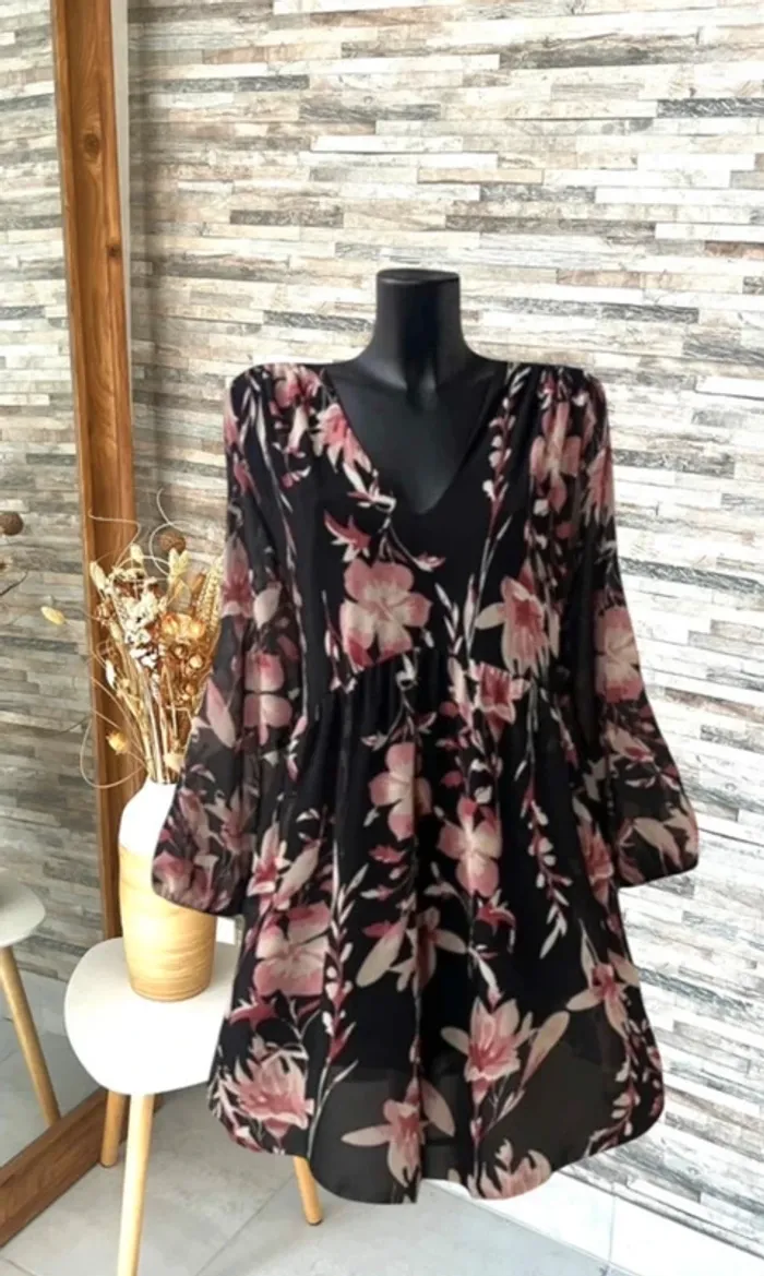 Robe tendance à fleurs