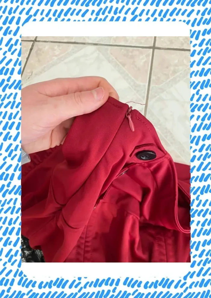 Jupe style année 50 gothique Shein dentelle - photo numéro 7