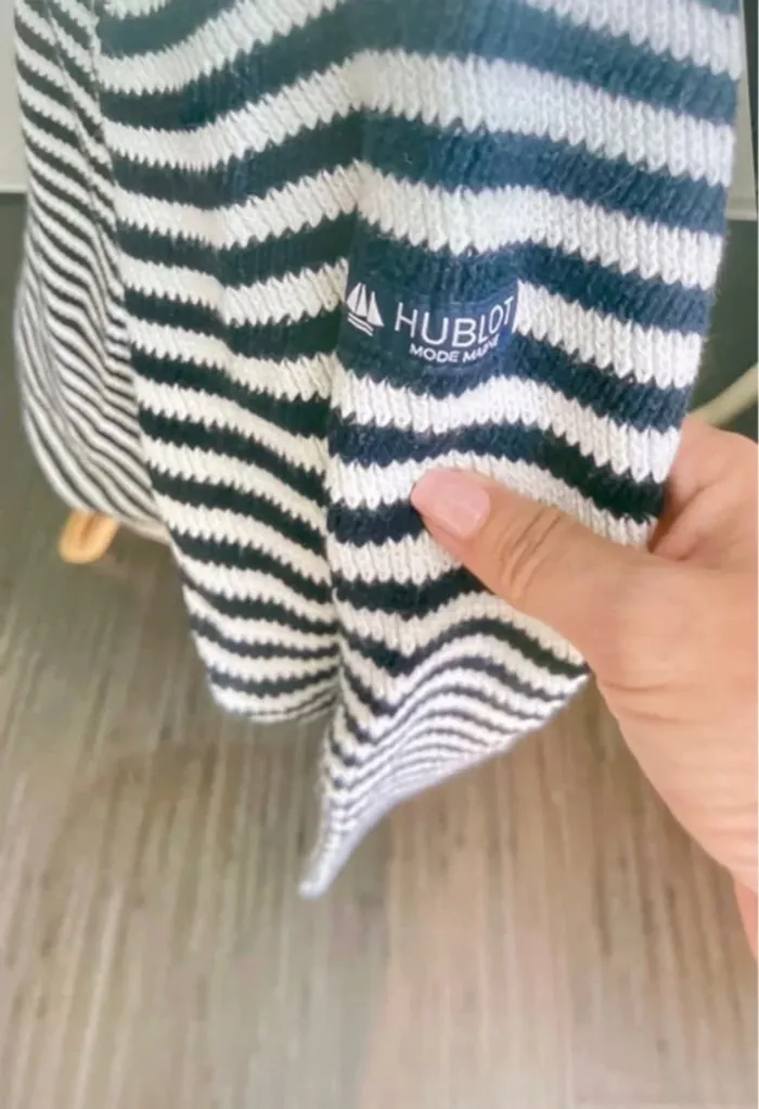 Pull Marin Hublot Mode Marine Homme, Taille L, Neuf avec étiquette - photo numéro 3
