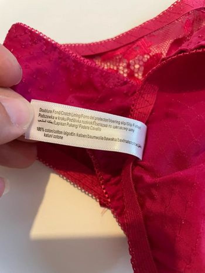 Culotte dentelle rose foncé taille S Lili et Zoé - photo numéro 5