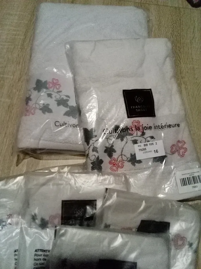 Lot linge de toilette chats  francoise saget - photo numéro 2