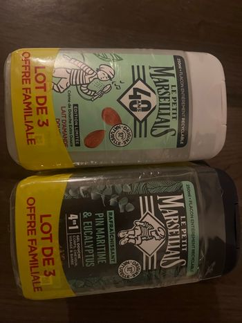 Lot de 6 gels douche le petit marseillais 