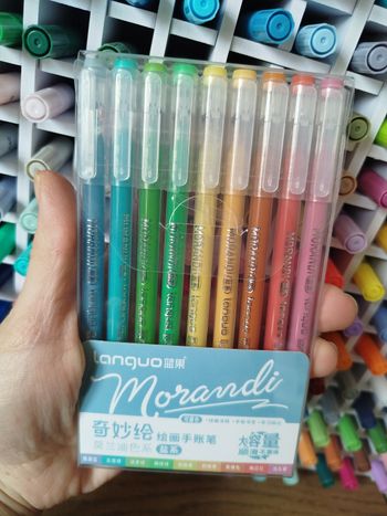 Pochette de 9 feutres "Morandi", Languo