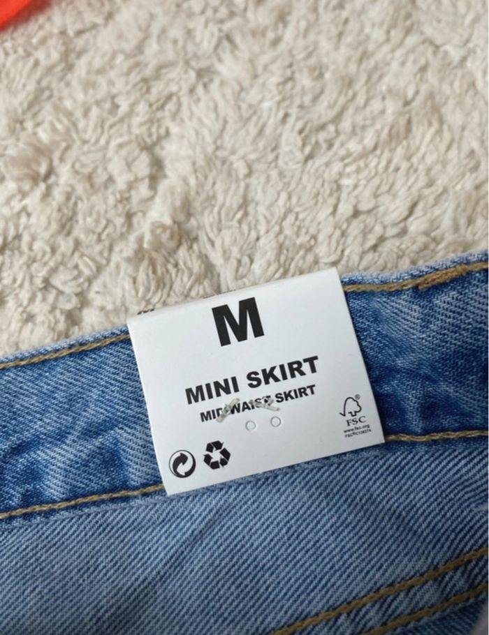 Jupe en jeans MNG taille m - photo numéro 6