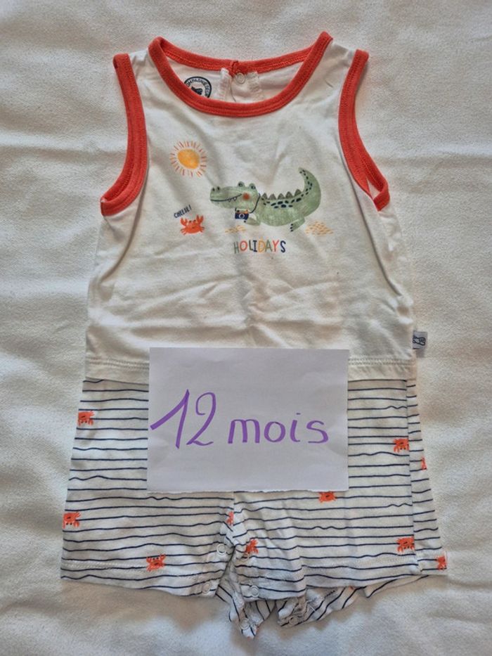 Combishort "La cie des petits" 12mois