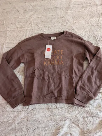 Sweatshirt marron. Neuf