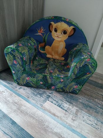 Fauteuil Simba roi lion