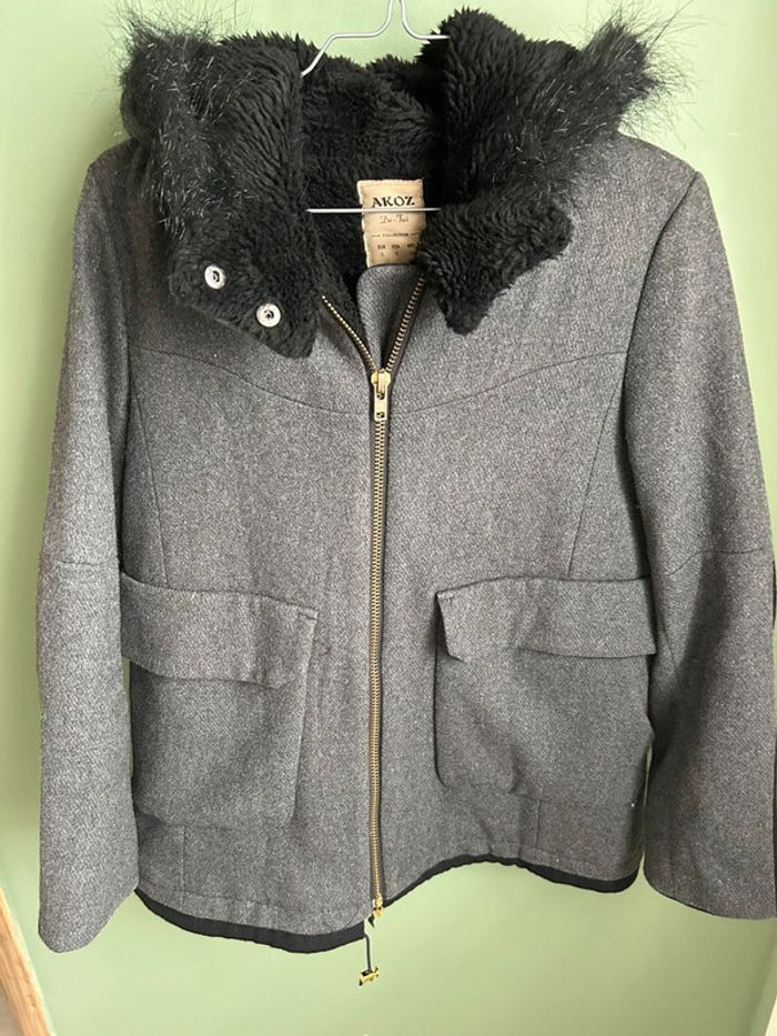 Manteau bi color