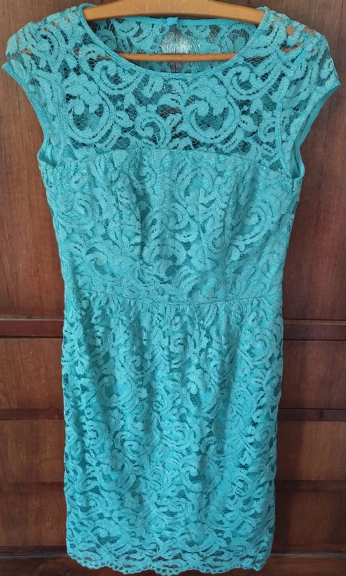 🍸 Robe - dentelle - vert - Esprit 🍸
