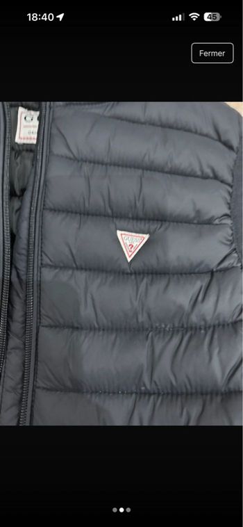 Doudoune sans manches guess enfant