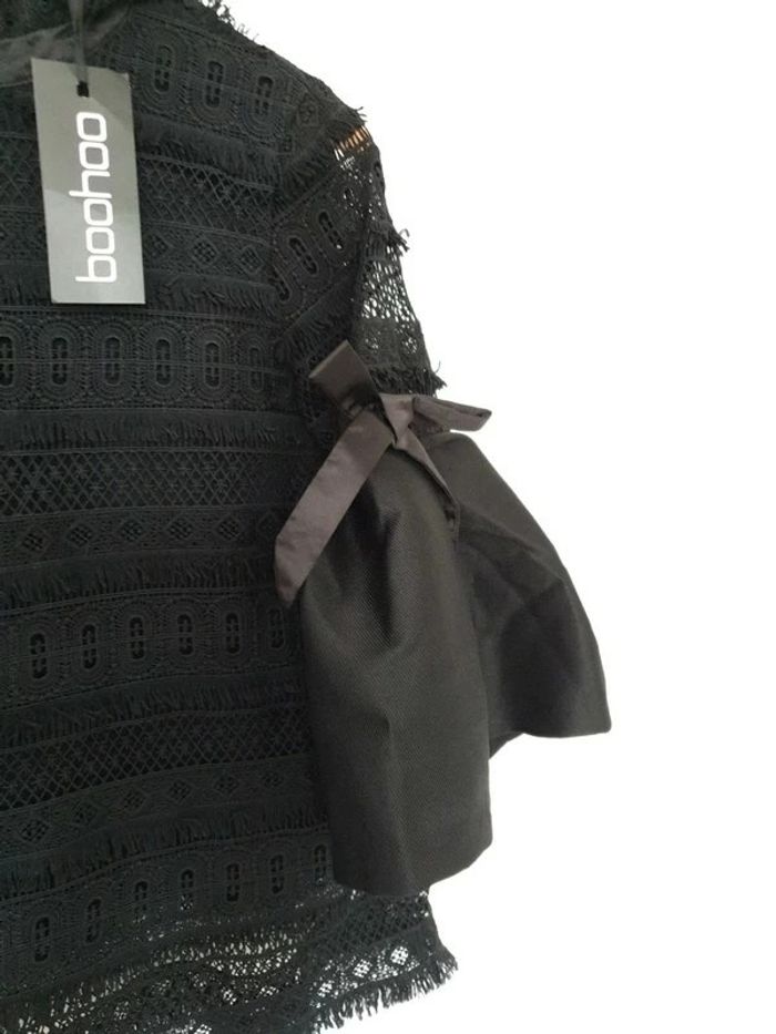 Top dentelle soirée manches longues - photo numéro 4