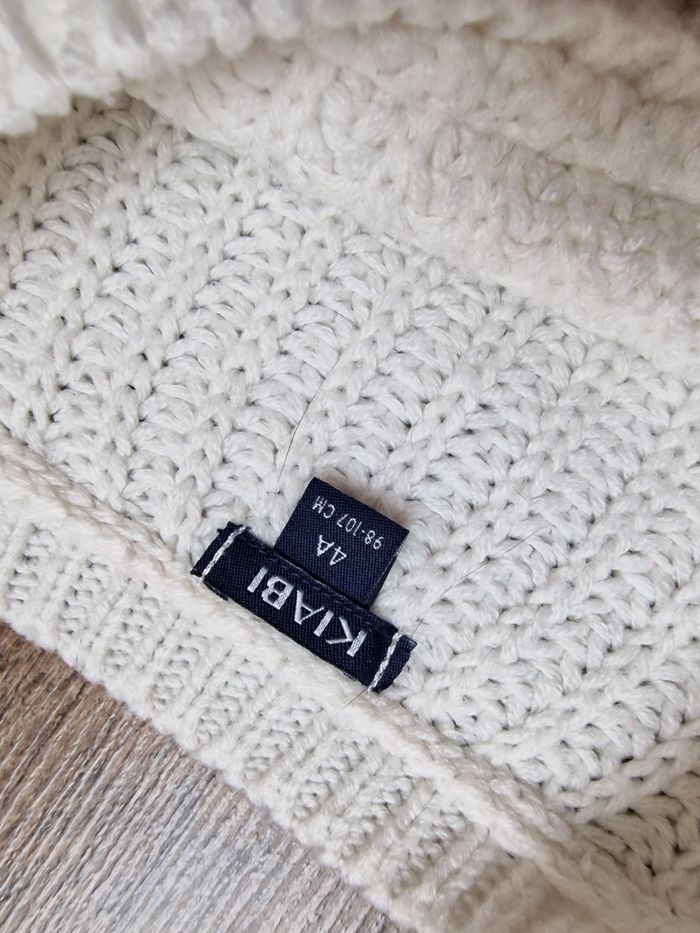 Pull blanc kiabi 4 ans - photo numéro 3