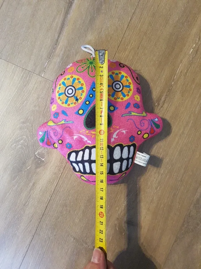 Peluche tête de mort Mexicaine - photo numéro 3