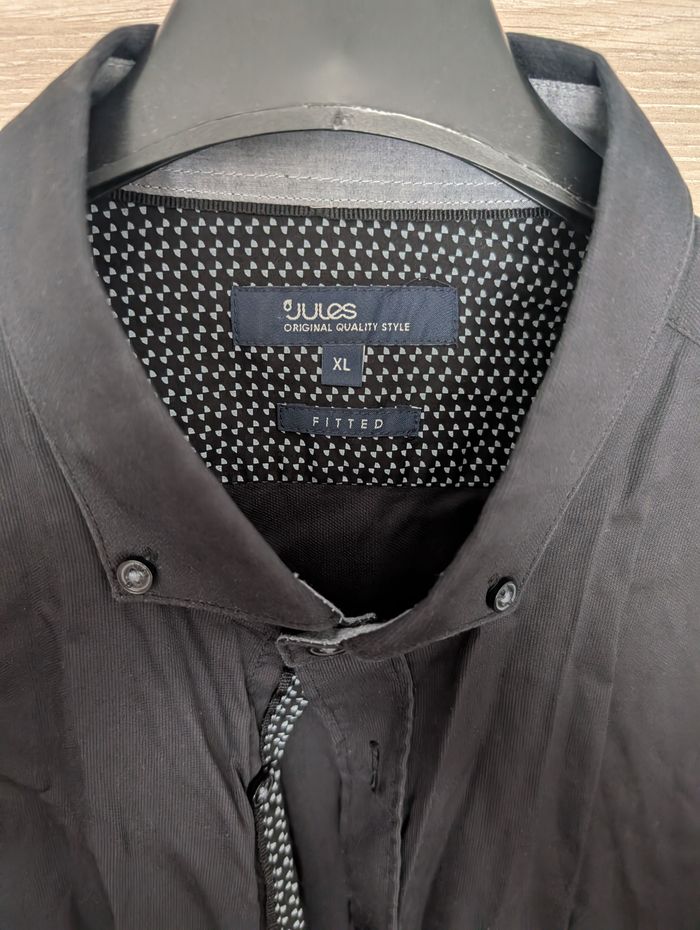Chemise Jules, taille XL, 100% coton, état impeccable - photo numéro 2