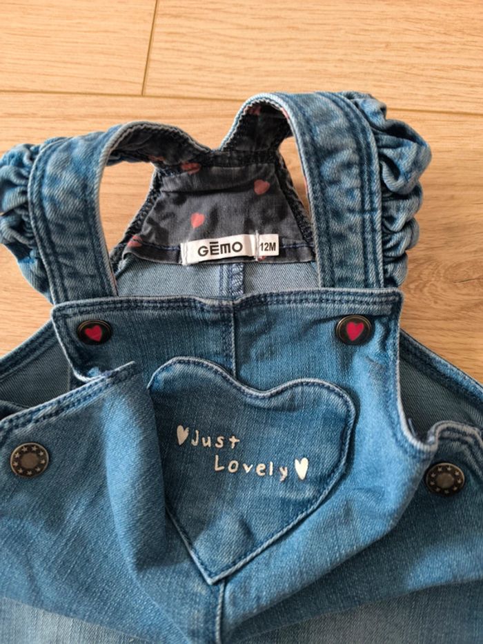Robe en jean Gemo - Taille 12 mois - photo numéro 3