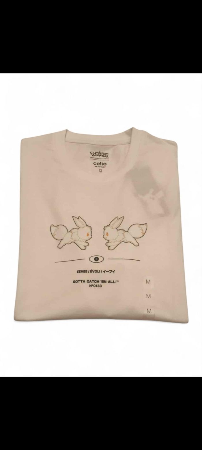 T-shirt Celio collection Pokémon Evoli M