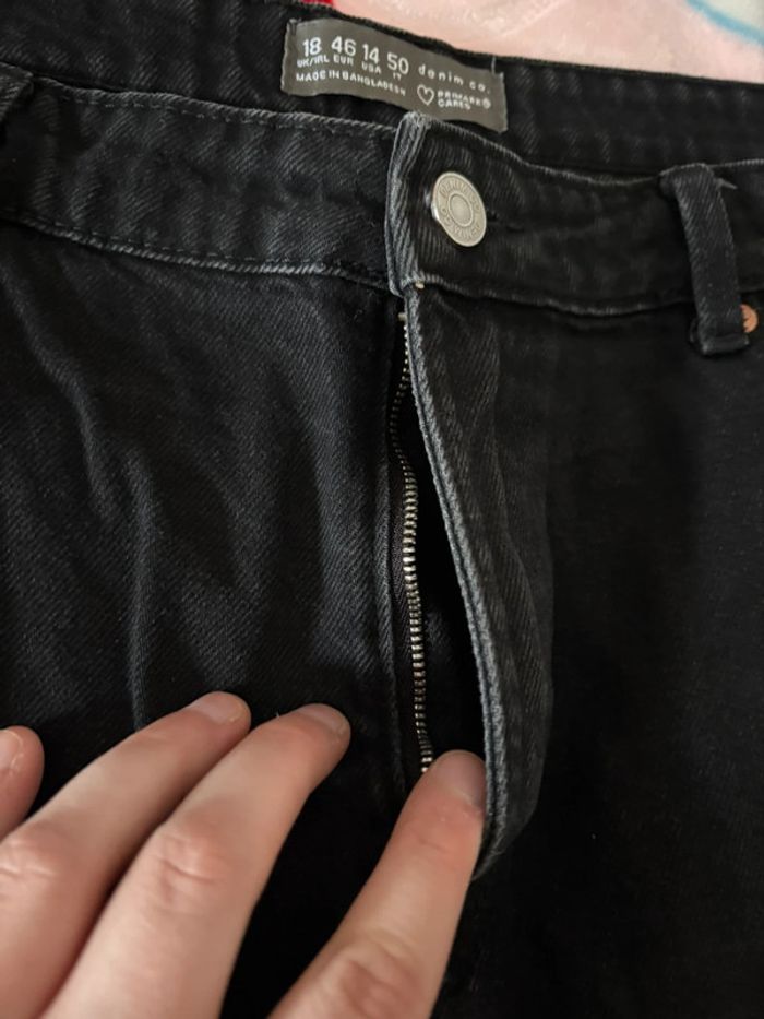 Jeans noir coupe droite - photo numéro 2