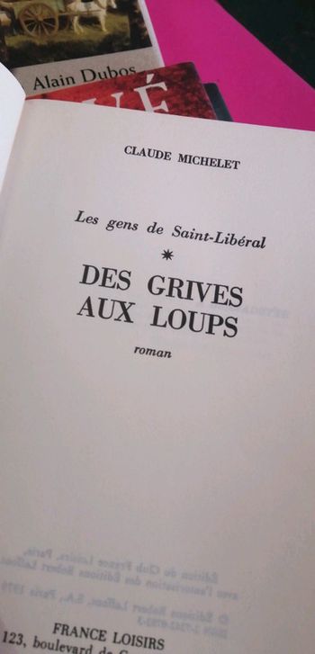 Des grives aux loups