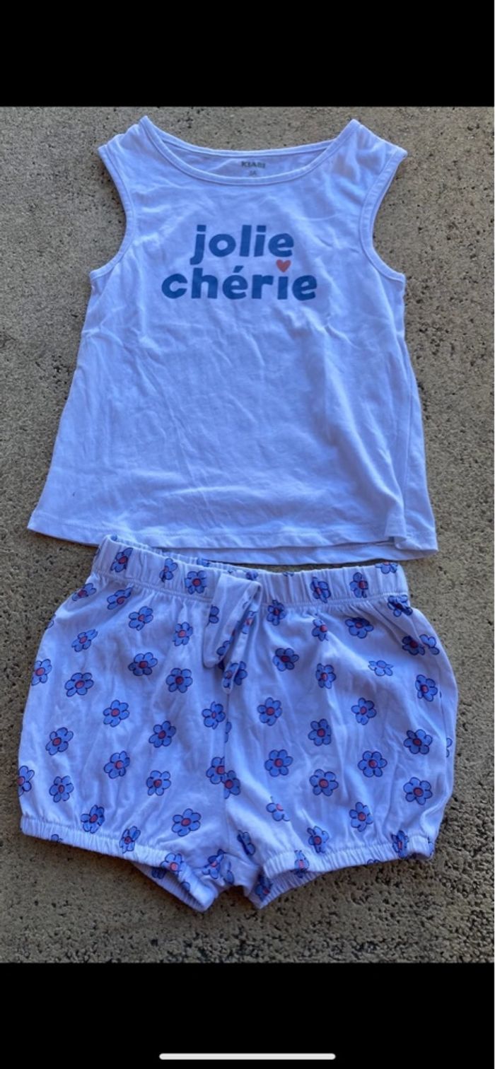 Ensemble débardeur et short kiabi neuf