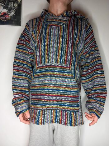 Poncho multicolore earth ragz M en tres bon état