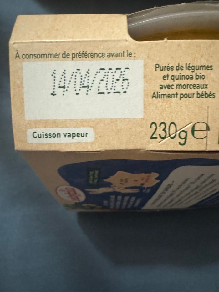 Lot repas bébé Babybio et Blédina – dès 8/12 mois - photo numéro 6