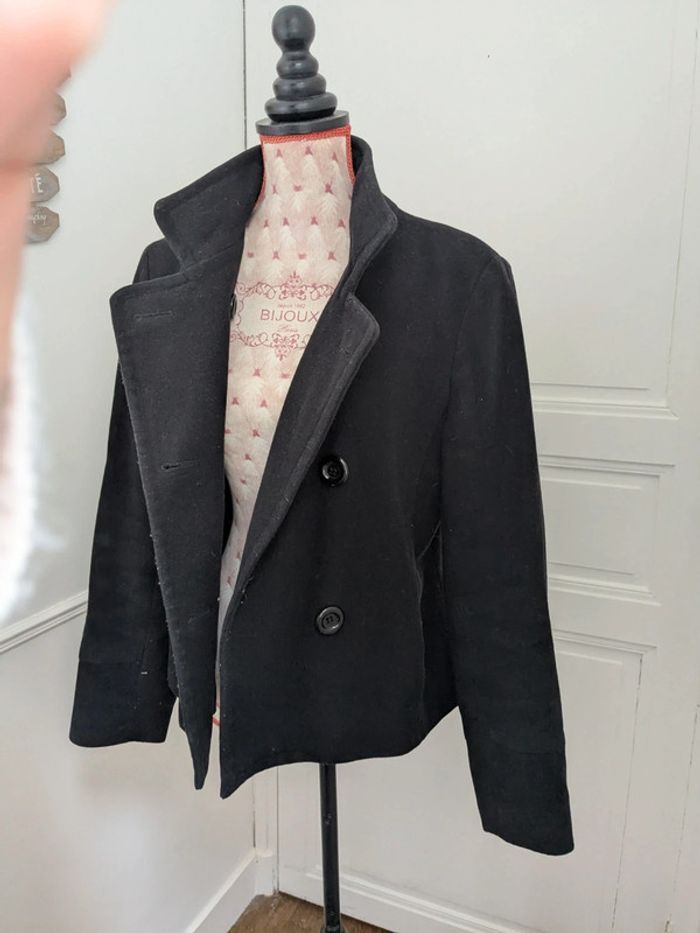 Trench court noir 3 suisses  38 - photo numéro 3
