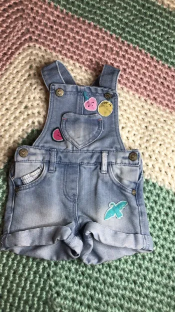 Salopette en jean été fille 3mois