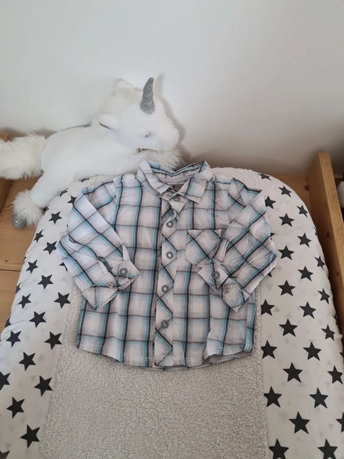Chemise tape à l'œil 6 mois