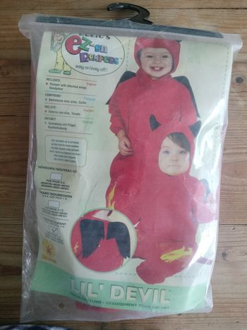 Déguisement petit diablotin 1-2 ans neuf